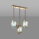 Loft Industry Modern - Green Ovals Triple